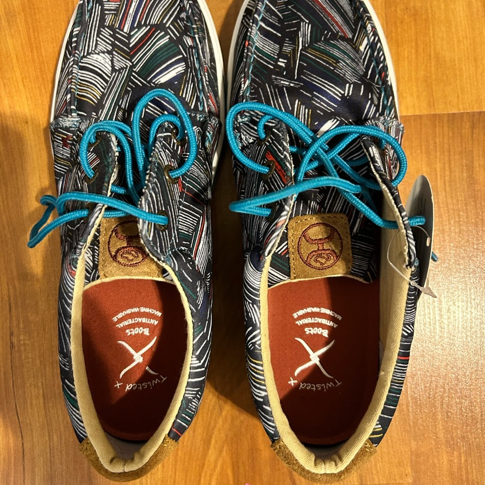 Twisted X Womens‎ Size 9-1/2M Shoes Multicolor Excellent Condition